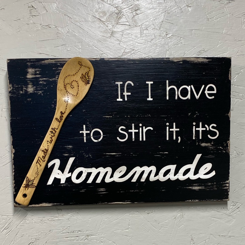Kitchen sign